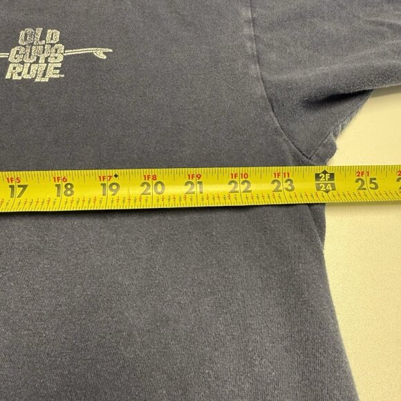 Vintage Old Guys Rule T Shirt Mens 2XL 24x28 Blue Surf Surfing Tee Y2K - Picture 8 of 9